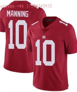 New York Giants Eli Manning #10 Nfl 2020 Red Jersey Jersey - Robokeg