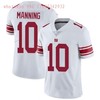 New York Giants Eli Manning #10 Nfl 2020 White Jersey Jersey - Robokeg