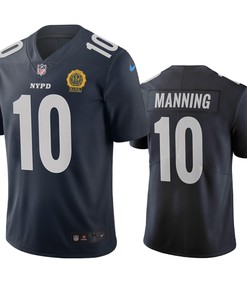 New York Giants Eli Manning Navy City Edition Vapor Limited Jersey - Robokeg