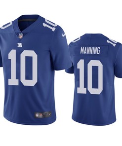 New York Giants Eli Manning Royal Vapor Limited Jersey - Robokeg