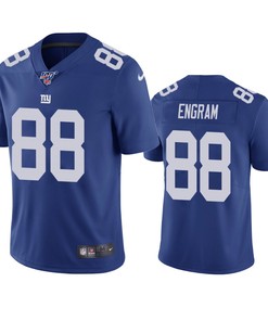 New York Giants Evan Engram Royal 100th Season Vapor Limited Jersey - Robokeg