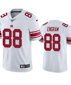 New York Giants Evan Engram White 100th Season Vapor Limited Jersey - Robokeg