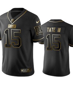 New York Giants Golden Tate Iii Black Golden Edition 2019 Vapor Untouchable Limited Jersey - Mens - Robokeg