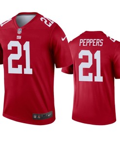 New York Giants Jabrill Peppers Red Inverted Legend Jersey - Robokeg