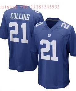 New York Giants Landon Collins #21 Nfl 2020 Cobalt Jersey Jersey - Robokeg