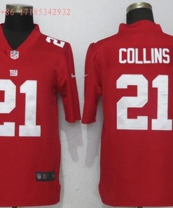 New York Giants Landon Collins #21 Nfl 2020 Red Jersey Jersey - Robokeg