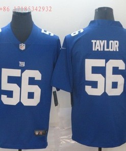 New York Giants Lawrence Taylor #56 Nfl 2020 Cobalt Jersey Jersey - Robokeg