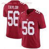 New York Giants Lawrence Taylor #56 Nfl 2020 Red Jersey Jersey - Robokeg