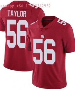 New York Giants Lawrence Taylor #56 Nfl 2020 Red Jersey Jersey - Robokeg