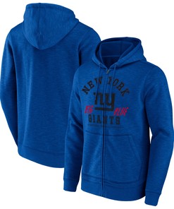 New York Giants Nfl X Darius Rucker Collection By Slub Full-zip Hoodie - Royal - Robokeg