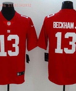 New York Giants Odell Beckham Jr#13 Nfl 2020 Red Jersey Jersey - Robokeg