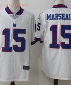 New York Giants On Marshall #15 Nfl 2020 White Jersey Jersey - Robokeg