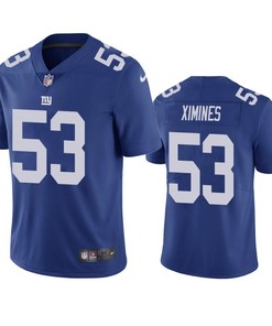 New York Giants Oshane Ximines 2019 Nfl Draft Royal Vapor Limited Jersey - Robokeg