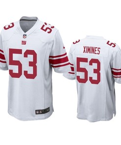 New York Giants Oshane Ximines 2019 Nfl Draft White Game Jersey - Robokeg