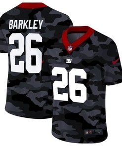 New York Giants Saquon Barkley #26 Nfl 2020 Camo Black Jersey - Robokeg