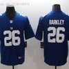 New York Giants Saquon Barkley #26 Nfl 2020 Cobalt Jersey Jersey - Robokeg