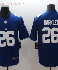 New York Giants Saquon Barkley #26 Nfl 2020 Cobalt Jersey Jersey - Robokeg
