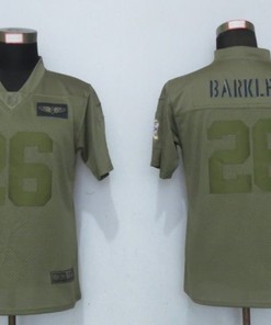 New York Giants Saquon Barkley #26 Nfl 2020 Moss Green Jersey - Robokeg