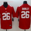 New York Giants Saquon Barkley #26 Nfl 2020 Red Jersey Jersey - Robokeg