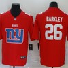 New York Giants Saquon Barkley #26 Nfl 2020 Red Jersey - Robokeg