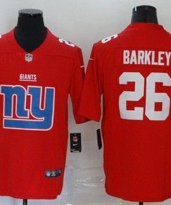 New York Giants Saquon Barkley #26 Nfl 2020 Red Jersey - Robokeg