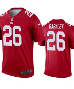 New York Giants Saquon Barkley Red Inverted Legend Jersey - Robokeg