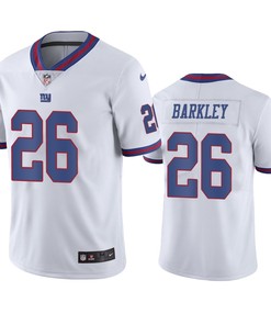 New York Giants Saquon Barkley White Nike Color Rush Limited Jersey - Robokeg