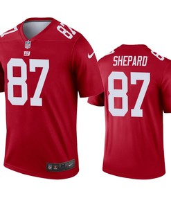 New York Giants Sterling Shepard Red Inverted Legend Jersey - Robokeg