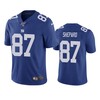New York Giants Sterling Shepard Royal 100th Season Vapor Limited Jersey - Robokeg