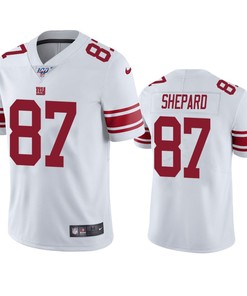 New York Giants Sterling Shepard White 100th Season Vapor Limited Jersey - Robokeg