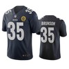 New York Giants T.j. Brunson Navy City Edition Vapor Limited Jersey - Robokeg
