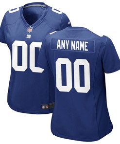 New York Giants Womens Custom Jersey Royal Custom Jerseys Nfl - Robokeg