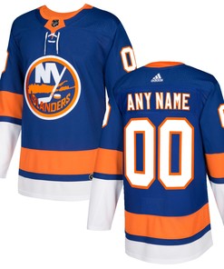 New York Islanders Adidas Authentic Custom Jersey Royal Custom Jerseys Nhl - Robokeg
