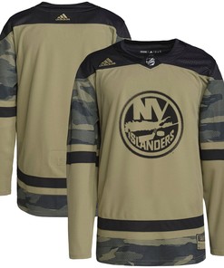 New York Islanders Adidas Military Appreciation Team Authentic Practice Jersey - Camo Nhl - Robokeg
