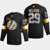New York Islanders Brock Nelson 29 Golden Diamond Black 2022-23 Jersey 50th Anniversary - Robokeg