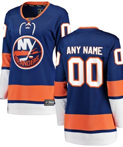 New York Islanders Fanatics Branded Womens Home Breakaway Custom Jersey - Blue Custom Jerseys Nhl - Robokeg