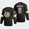 New York Islanders Noah Dobson 8 Golden Diamond Black 2022-23 Jersey 50th Anniversary - Robokeg
