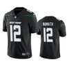 New York Jets #12 Joe Namath Black Vapor Untouchable Limited Jersey - Mens - Robokeg