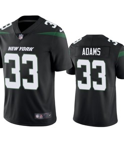 New York Jets #33 Jamal Adams Black Vapor Untouchable Limited Jersey - Mens - Robokeg