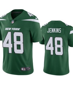 New York Jets #48 Jordan Jenkins Green Vapor Untouchable Limited Jersey - Mens - Robokeg