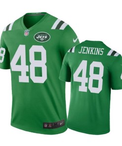 New York Jets #48 Jordan Jenkins Nike Color Rush Green Jersey - Robokeg