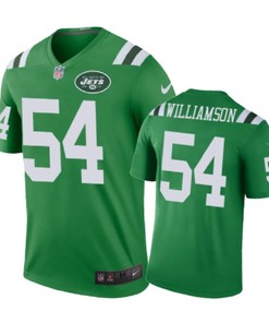 New York Jets #54 Avery Williamson Nike Color Rush Green Jersey - Robokeg