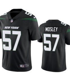 New York Jets #57 C.j. Mosley Black Vapor Untouchable Limited Jersey - Mens - Robokeg