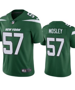 New York Jets #57 C.j. Mosley Green Vapor Untouchable Limited Jersey - Mens - Robokeg