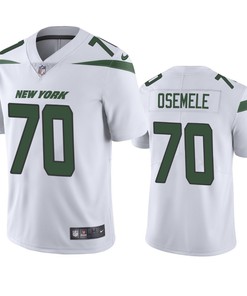 New York Jets #70 Kelechi Osemele White Vapor Untouchable Limited Jersey - Mens - Robokeg