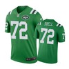 New York Jets #72 Brandon Shell Nike Color Rush Green Jersey - Robokeg