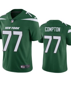 New York Jets #77 Tom Compton Green Vapor Untouchable Limited Jersey - Mens - Robokeg