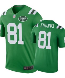 New York Jets #81 Quincy Enunwa Nike Color Rush Green Jersey - Robokeg