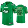 New York Jets #82 Jamison Crowder Jersey St. Patricks Day Kelly Green - Mens - Robokeg