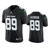 New York Jets #89 Chris Herndon Black Vapor Untouchable Limited Jersey - Mens - Robokeg